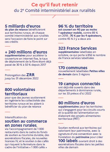 Capture d'un page du dossier de presse qui r&eacute;sume les principales mesures