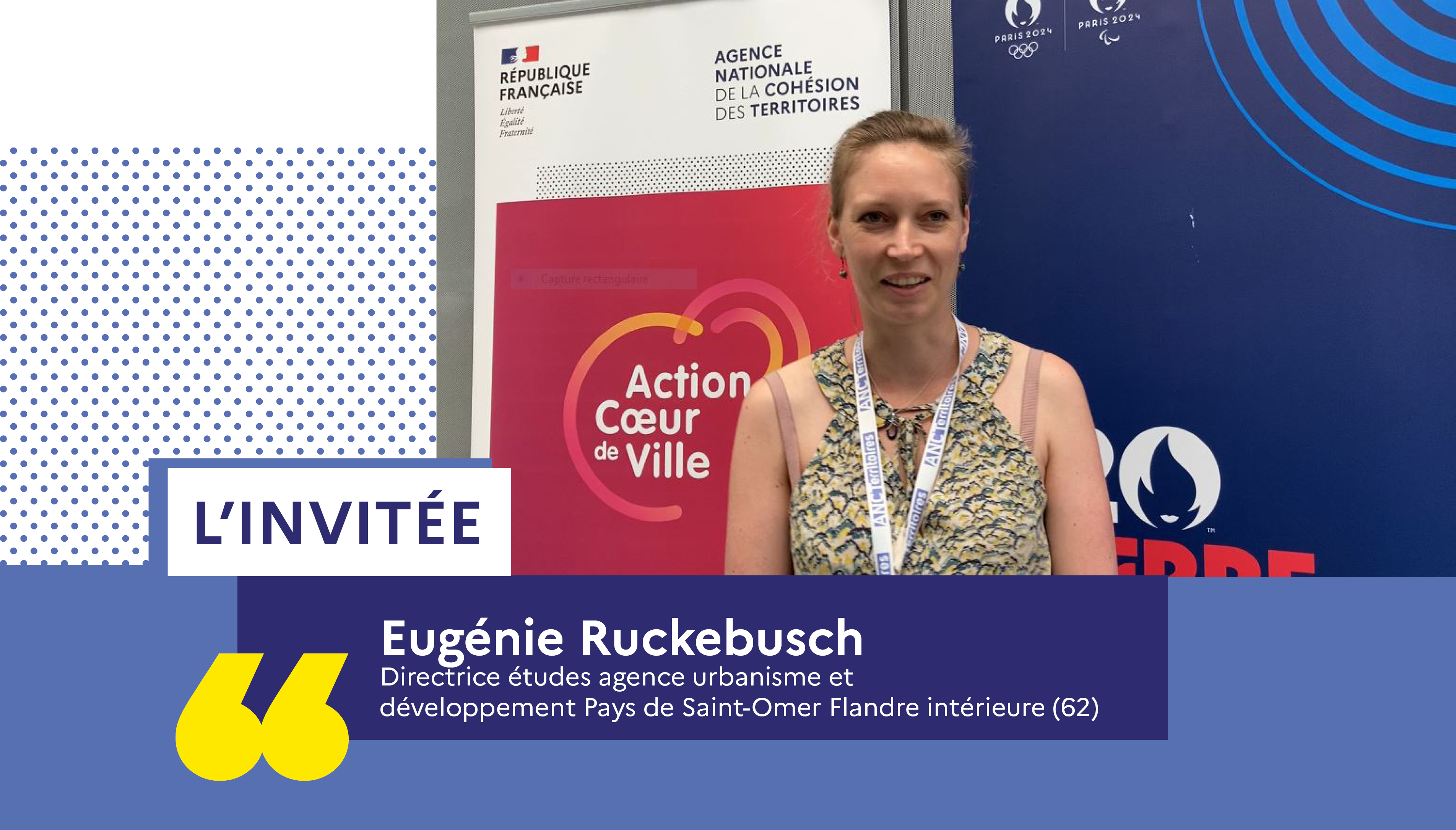 Eugénie Ruckebush, cheveux blonds attachés, de face