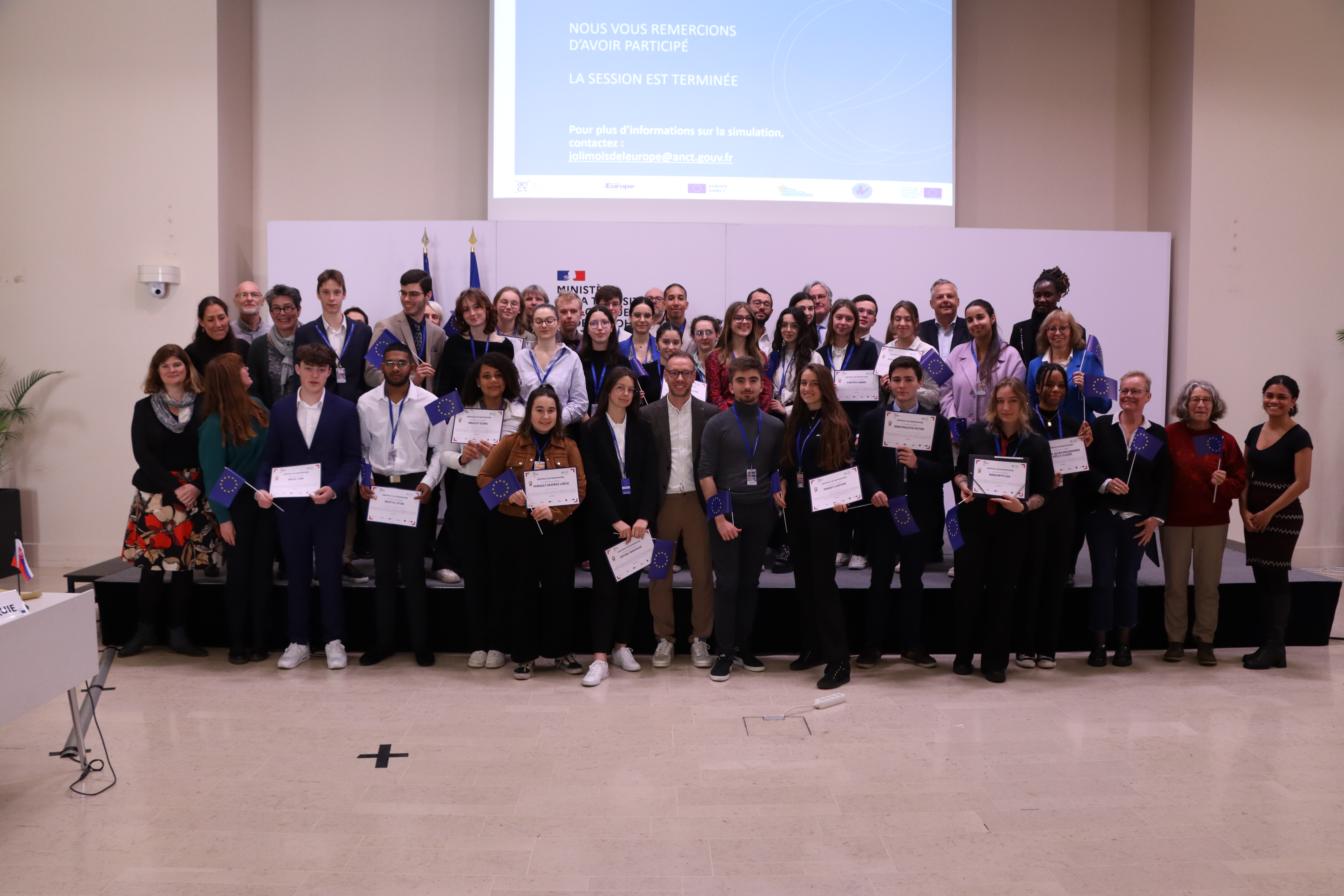 Les lyc&eacute;ens et leurs enseignants