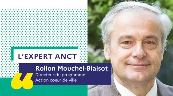 Photo portrait de Rollon Mouchel-Blaisot directeur du progamme d'Action coeur de ville