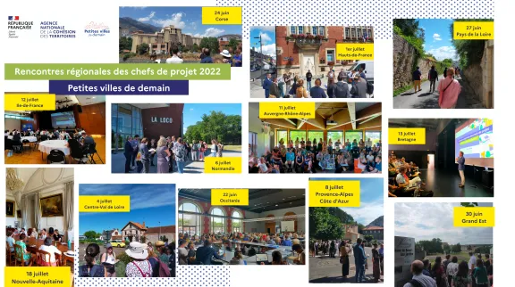 patchwork de photos des rencontres r&eacute;gionales