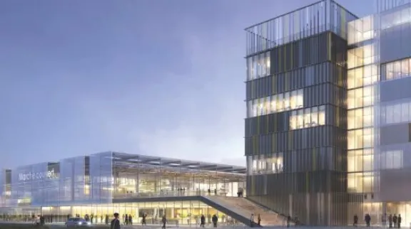 La r&eacute;habilitation de la halle de Pau