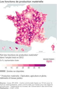 Les fonctions de production mat&eacute;rielle