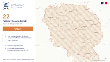 D&eacute;ploiement du dispositif Petites villes de demain : Creuse