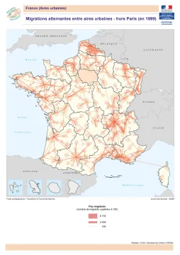 Migrations alternantes entre aires urbaines