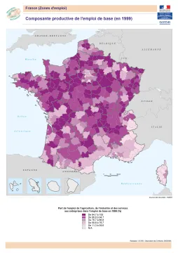 Composante productive de l'emploi de base