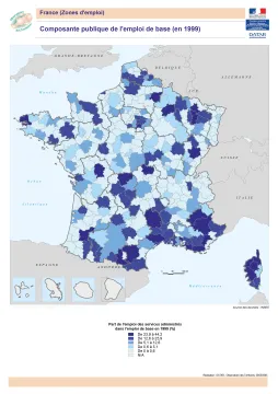 Composante publique de l'emploi de base