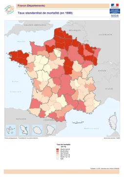 Taux standardis&eacute; de mortalit&eacute;