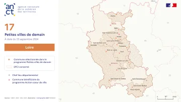D&eacute;ploiement du dispositif Petites villes de demain : Loire