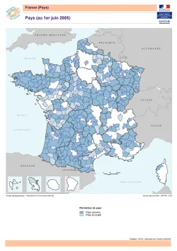 P&eacute;rim&egrave;tres des Pays en 2005