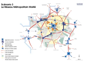 Le R&eacute;seau M&eacute;tropolitain Maill&eacute; (Sc&eacute;nario 3)