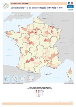 D&eacute;localisations vers les pays d&eacute;velopp&eacute;s