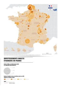 Investissements directs &eacute;trangers (IDE) en France