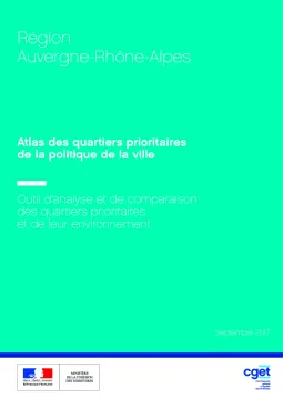 Auvergne-Rh&ocirc;ne-Alpes : atlas des quartiers prioritaires de la politique de la ville