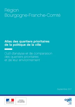 Bourgogne-Franche-Comt&eacute; : atlas des quartiers prioritaires de la politique de la ville