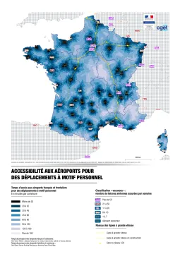 Accessibilit&eacute; aux a&eacute;roports pour des d&eacute;placements &agrave; motif personnel