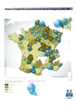 Annonces d'emploi li&eacute;es aux investissements directs &eacute;trangers