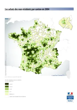 Les achats de non-r&eacute;sidents par canton en 2004