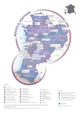 Principaux investissements en Nouvelle-Aquitaine