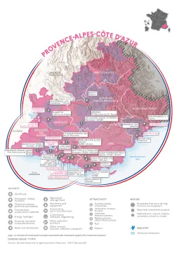 Principaux investissements en Provence-Alpes-C&ocirc;te d'Azur