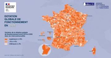 Carte interactive de la DGF en 2020