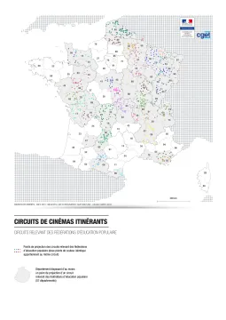 Les circuits de cin&eacute;mas itin&eacute;rants relevant des F&eacute;d&eacute;rations d'&eacute;ducation populaire