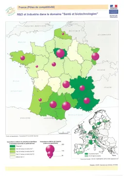 R&D et Industrie dans le domaine "Sant&eacute; et biotechnologies"