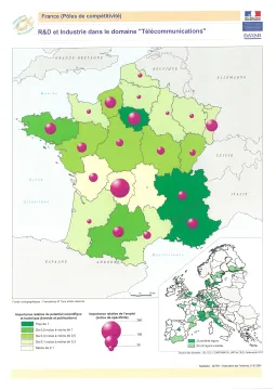 R&D et Industrie dans le domaine "T&eacute;l&eacute;communications"