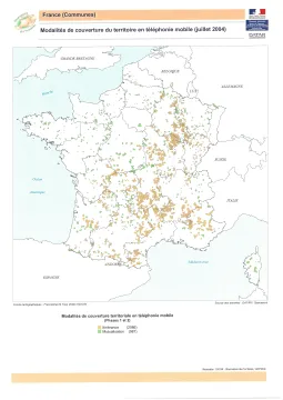 Modalit&eacute;s de couverture du territoire en t&eacute;l&eacute;phonie mobile