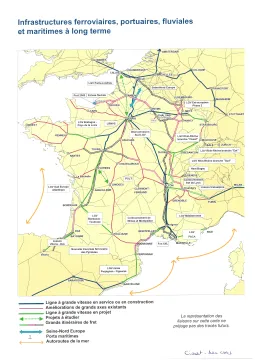 Infrastructures ferroviaires, portuaires, fluviales et maritimes &agrave; long terme