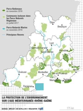 La protection de l'environnement sur l'axe M&eacute;diterran&eacute;e-Rh&ocirc;ne-Sa&ocirc;ne