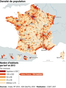 Densit&eacute; de population