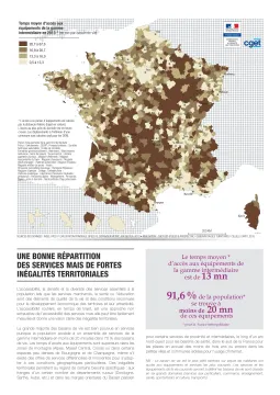 Une bonne r&eacute;partition des services mais de fortes in&eacute;galit&eacute;s territoriales