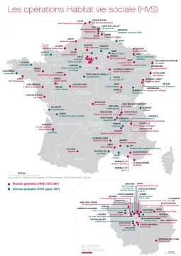Les op&eacute;rations Habitat vie sociale (HVS)