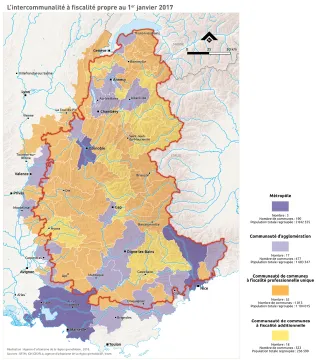 L'intercommunalit&eacute; &agrave; fiscalit&eacute; propre au 1er janvier 2017
