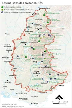 Les maisons des saisonnalit&eacute;s