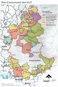 &Eacute;tat d'avancement des SCoT