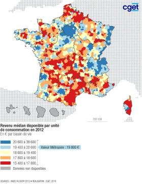 Revenu m&eacute;dian disponible