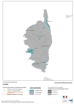 Cartographie des Tiers lieux en Corse