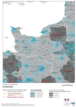 Cartographie des Tiers lieux en Normandie