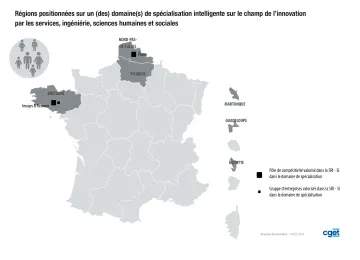 R&eacute;gions sp&eacute;cialis&eacute;es sur le champ de l'innovation par les sciences humaines et sociales