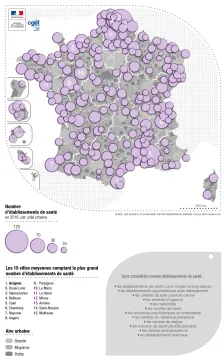 &Eacute;tablissements de sant&eacute; et villes moyennes