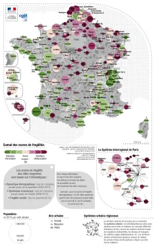 Les scores de fragilit&eacute;s des villes moyennes