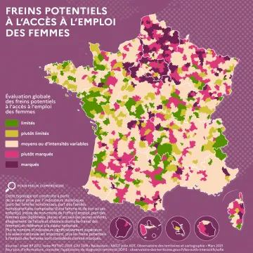 Typologie des freins potentiels &agrave; l'acc&egrave;s &agrave; l'emploi des femmes