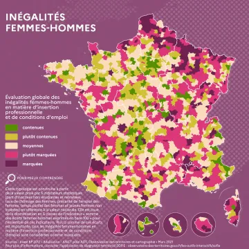Typologie des in&eacute;galit&eacute;s femmes hommes par intercommunalit&eacute;s