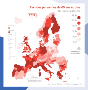 Part des personnes de 65 ans et plus