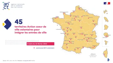 Territoires Action c&oelig;ur de ville volontaires pour int&eacute;grer les entr&eacute;es de ville