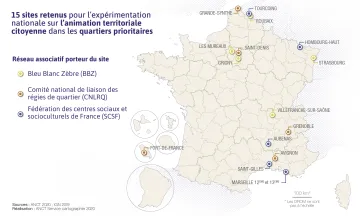 Exp&eacute;rimentation nationale sur l'animation territoriale citoyenne dans les quartiers prioritaires