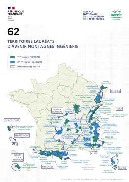 Laur&eacute;ats d'Avenir montagnes ing&eacute;nierie, 1&egrave;re et 2&egrave;me vague (format A4 portrait)