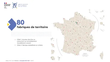 Laur&eacute;ats de la 10e vague des fabriques de territoire